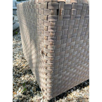 SET of Wicker 5-Pc Modular w/o Cushions, Coffee Table, & 2 Side Tables by Dedon