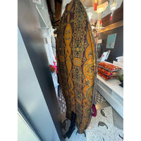Surfboard Art by Fashion Designer Tracy Feith for 2005 Surfrider Fundraiser