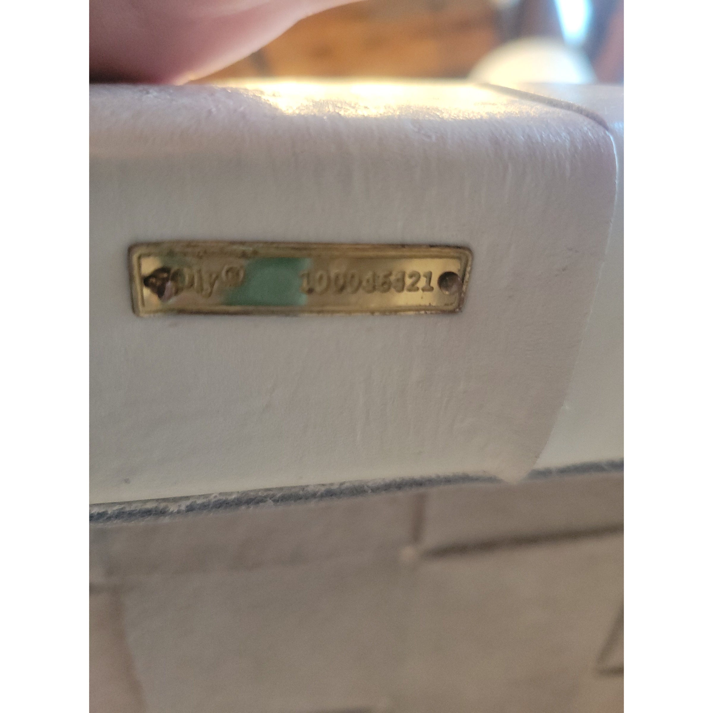 SET of 6 'Sussex' Driftwood Dining Chairs w/ White Leather Seats by Oly