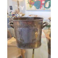19th C. Silver French Wine Cooler w/ Coat of Arms
