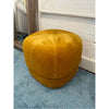 A7G2BDF7 - Velour Circus Pouf in Mustard Yellow by Normann Copenhagen