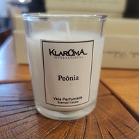 Pair of Peonia Candles by Klaroma