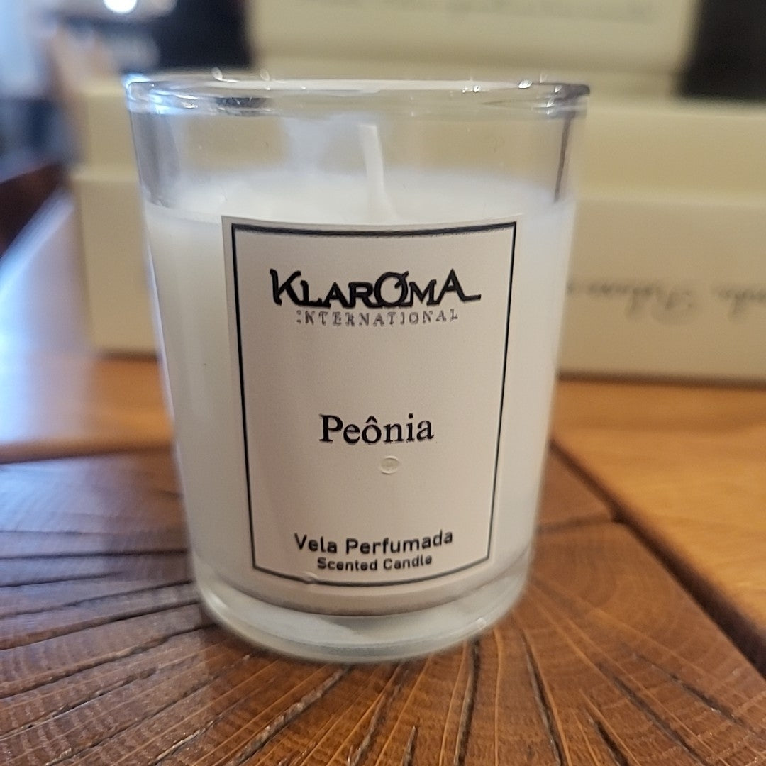 Pair of Peonia Candles by Klaroma