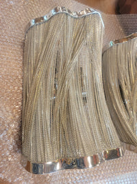 PAIR of Atlantis Nickel Wall Sconces by Barlas Baylar for Terzani