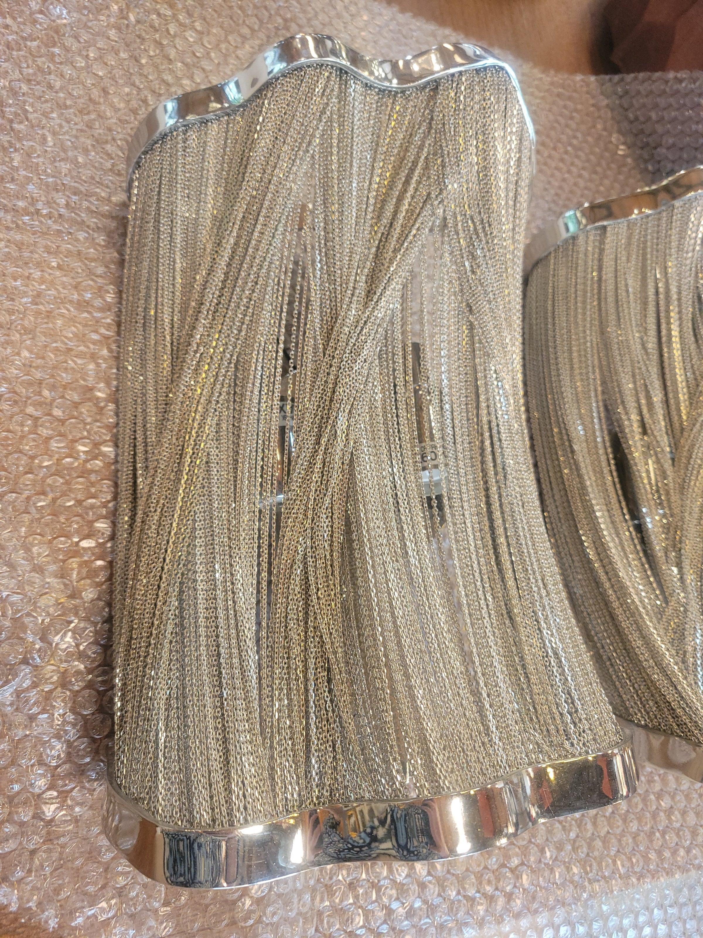 PAIR of Atlantis Nickel Wall Sconces by Barlas Baylar for Terzani