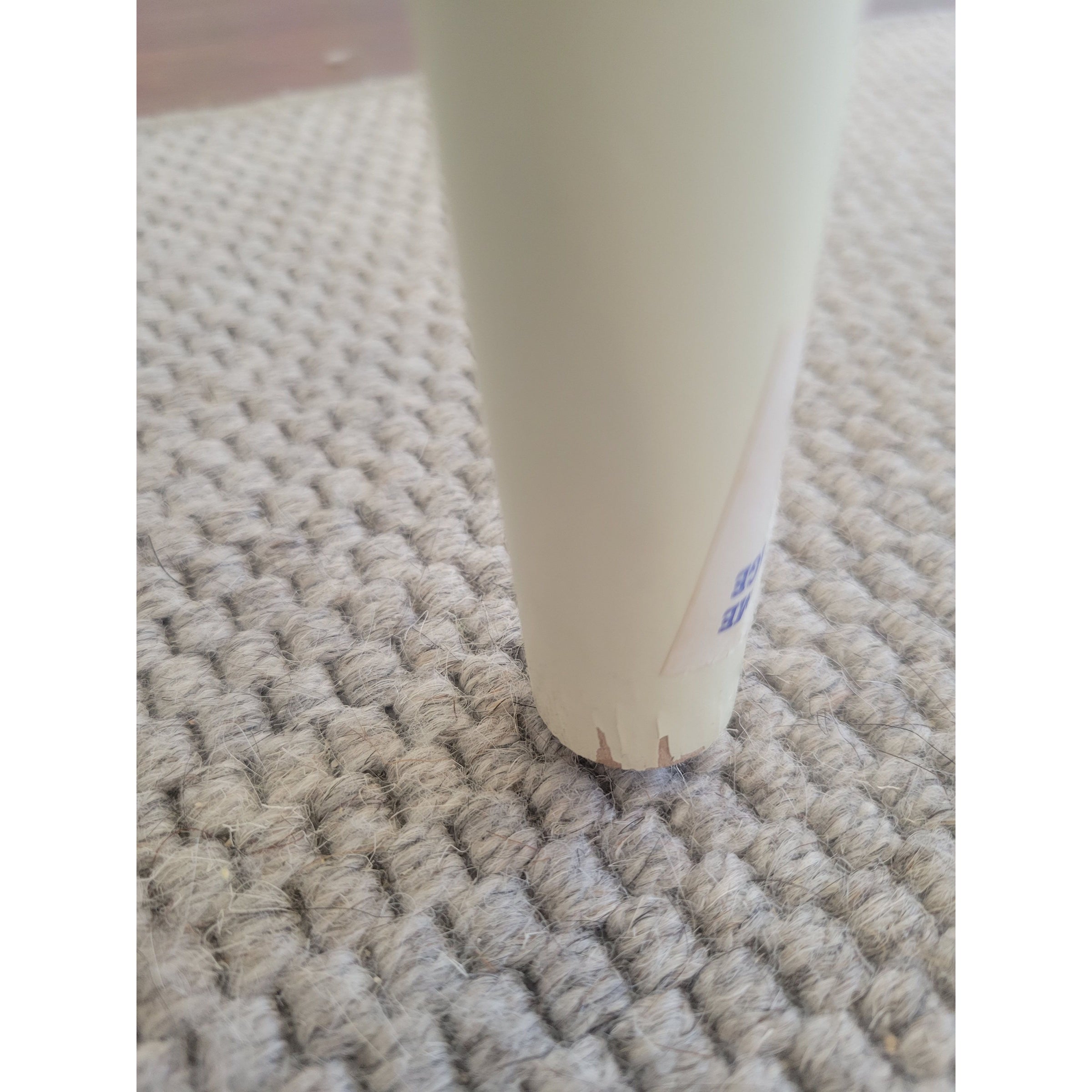 SET of 8 Bulgarian Faux Bamboo Dining Chairs w/ Tan Cushions - AS IS