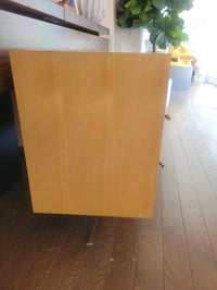 Custom 6-Drawer Blonde Wood Dressers w/ Metal Pulls (AS IS)