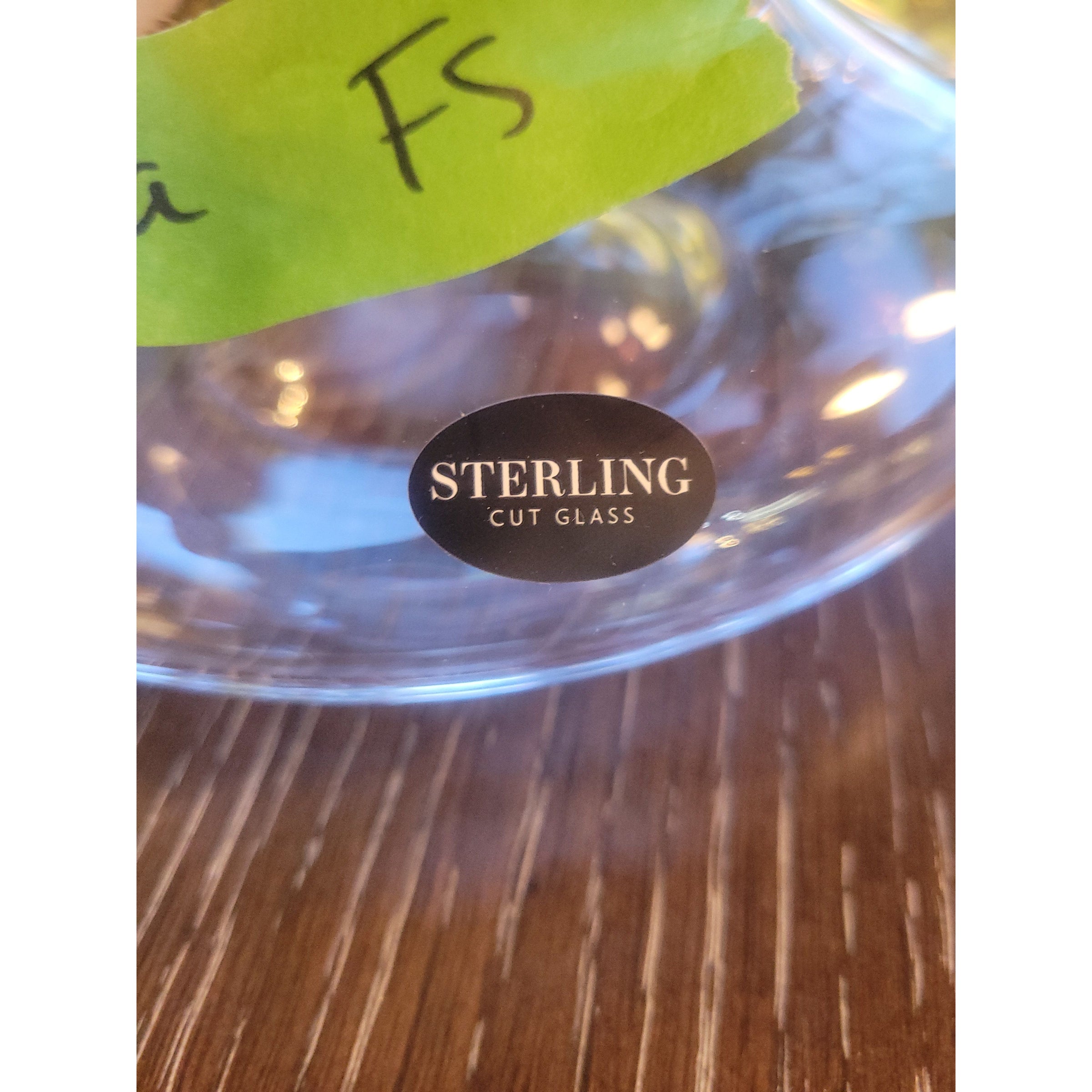 Inverness Club Etched Glass Decanter - colletteconsignment.com