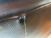 Black Leather Club Chair by Maurice Villency (AS IS)