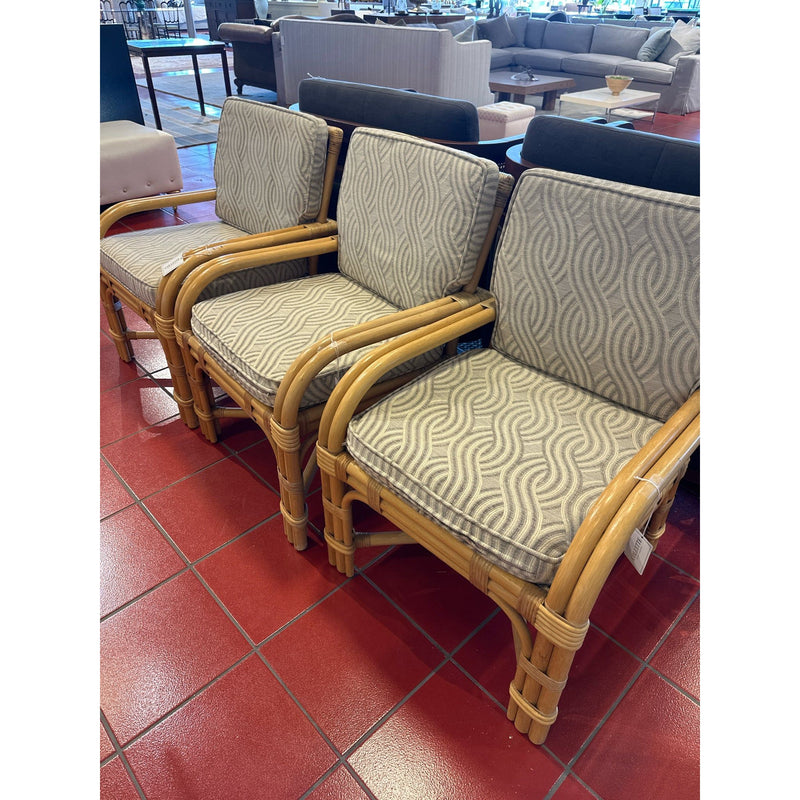 Bielecky Brothers Rattan Club Chairs