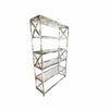 Influenced by Mid-Century Wood & Chrome Bookcase