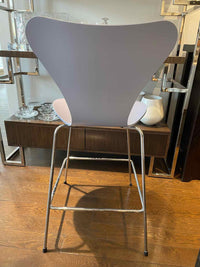 SET of 3 Lavender Counter Stools by Fritz Hansen