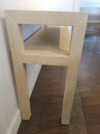 Grasscloth Console Table by Serena & Lily