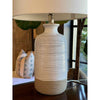 White Pair of Table Lamps