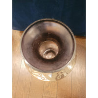 Vintage Etched Mercury Glass Vase