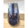 Tall Indigo Glass Vase