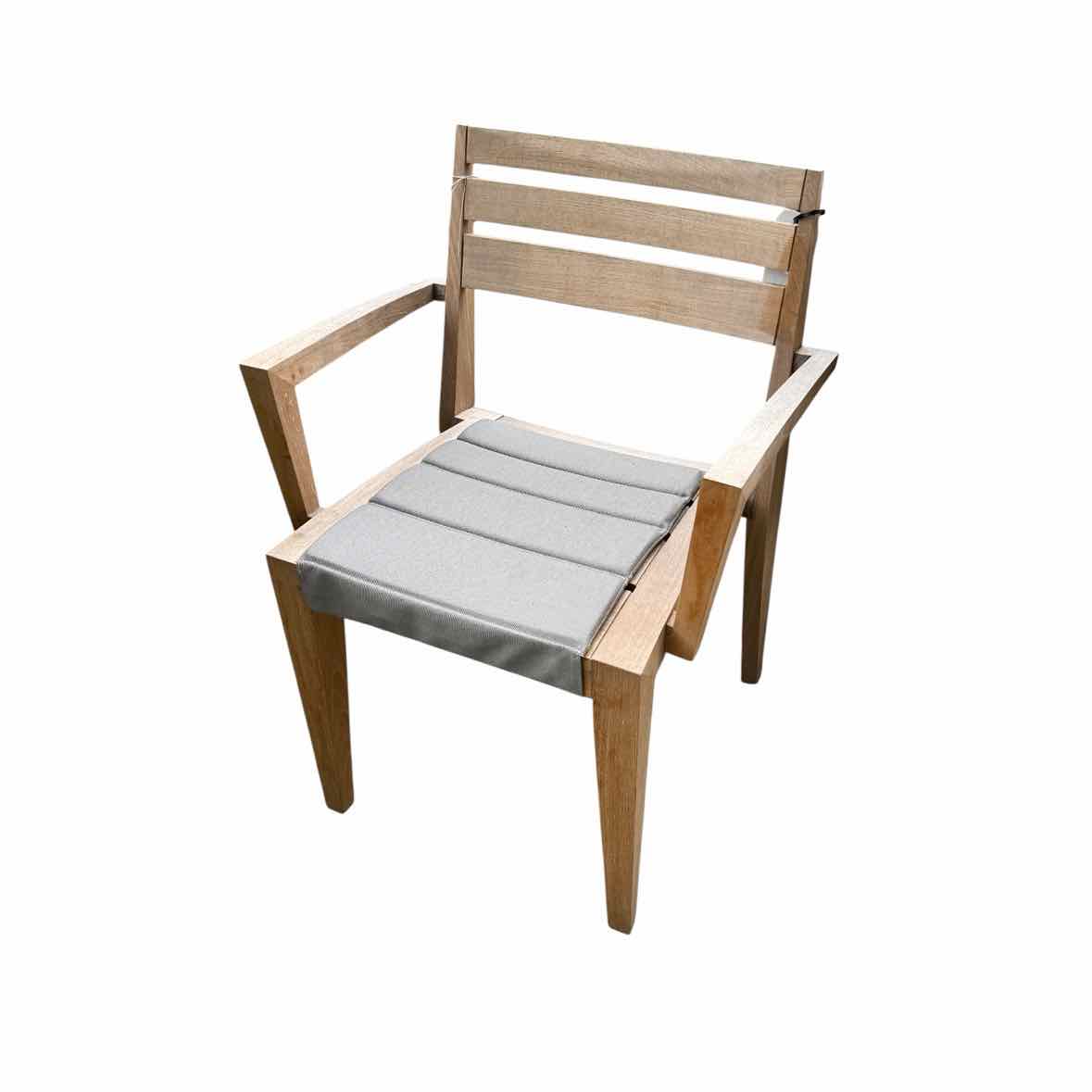 'Ribot' Natural Teak Dining Arm Chair by Ethimo