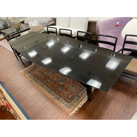 10-ft Hexagonal Black Lacquer Dining Table (AS IS)