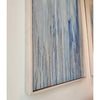 PAIR of 'Hidden History' 2014 Paintings in White Frames by Mary Nelson Sinclair
