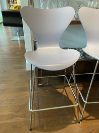 SET of 3 Lavender Counter Stools by Fritz Hansen