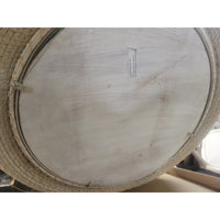 Round Natural Rattan Mirror - colletteconsignment.com