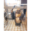 Bronze Finish Laughing Buddha Statue