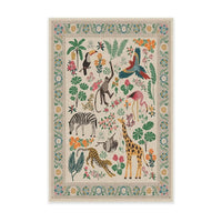 Iris Apfel Jingle Jungle Rug w/ Rug Pad by Ruggable