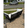 'Reverie' Black Wicker & Aluminum Sofa by Walters Outdoor