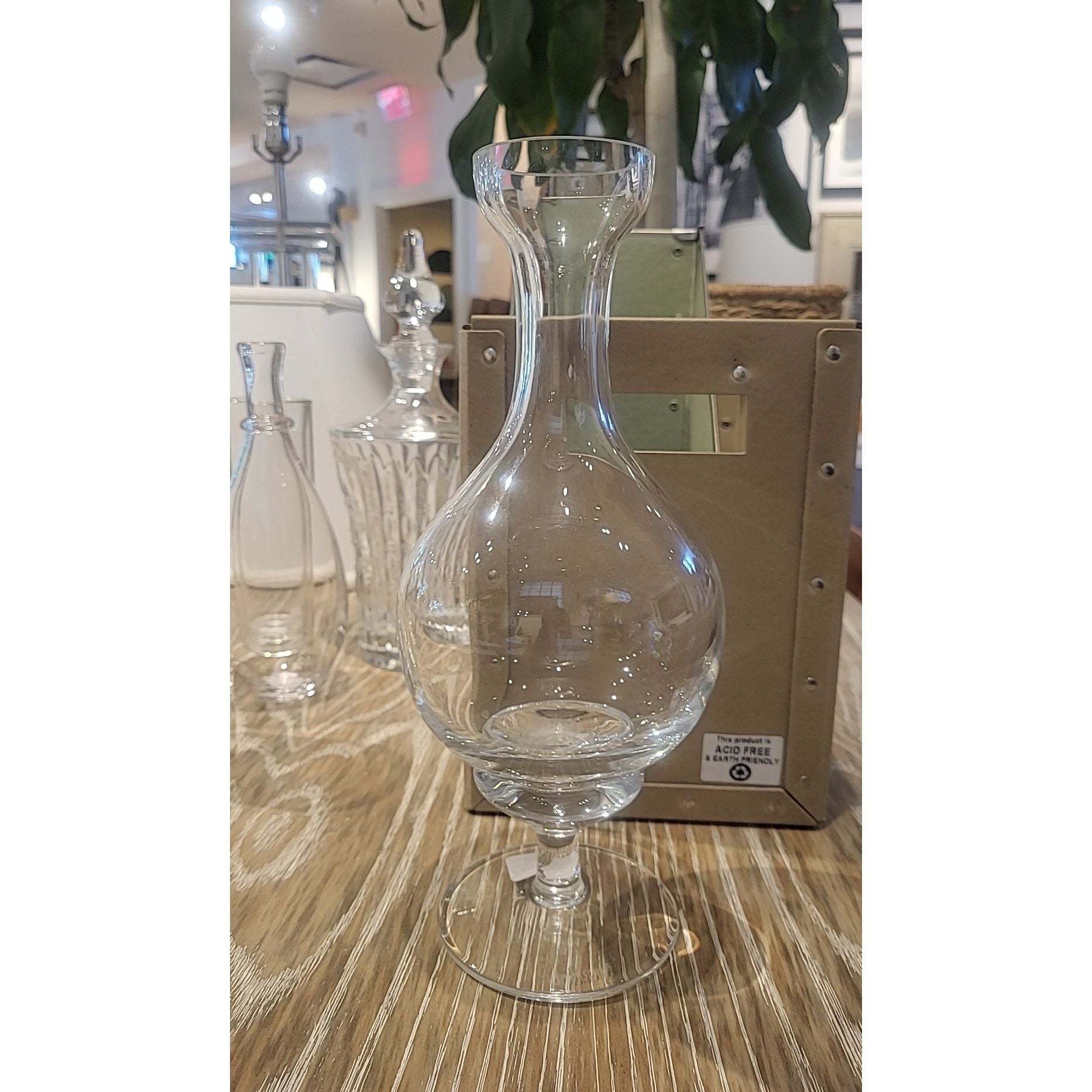 Clear Glass Vase / Decanter by Ravenscroft