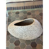 Ikebana Gray Rock Sculptural Vase