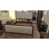 California King-Sized Maison Nailhead Upholstered Bed Frame by RH