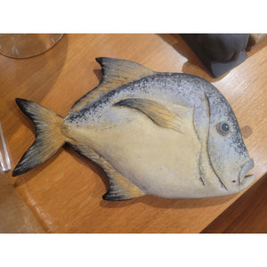 Wood Fish Sculpture by Randy Hofman