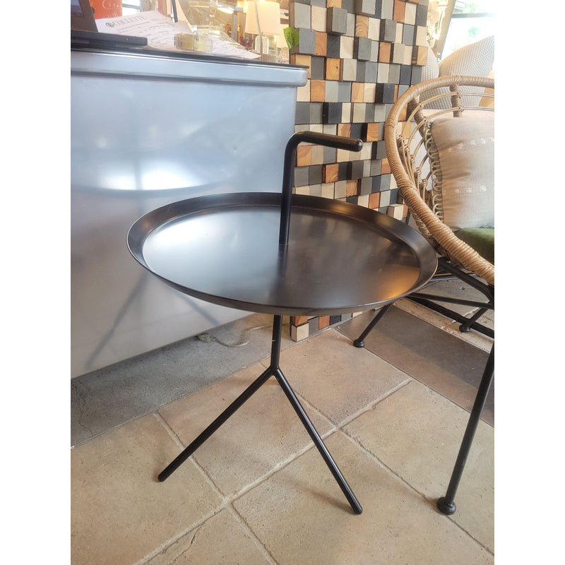 HAY DLM Black Powder Coated Steel Side Table