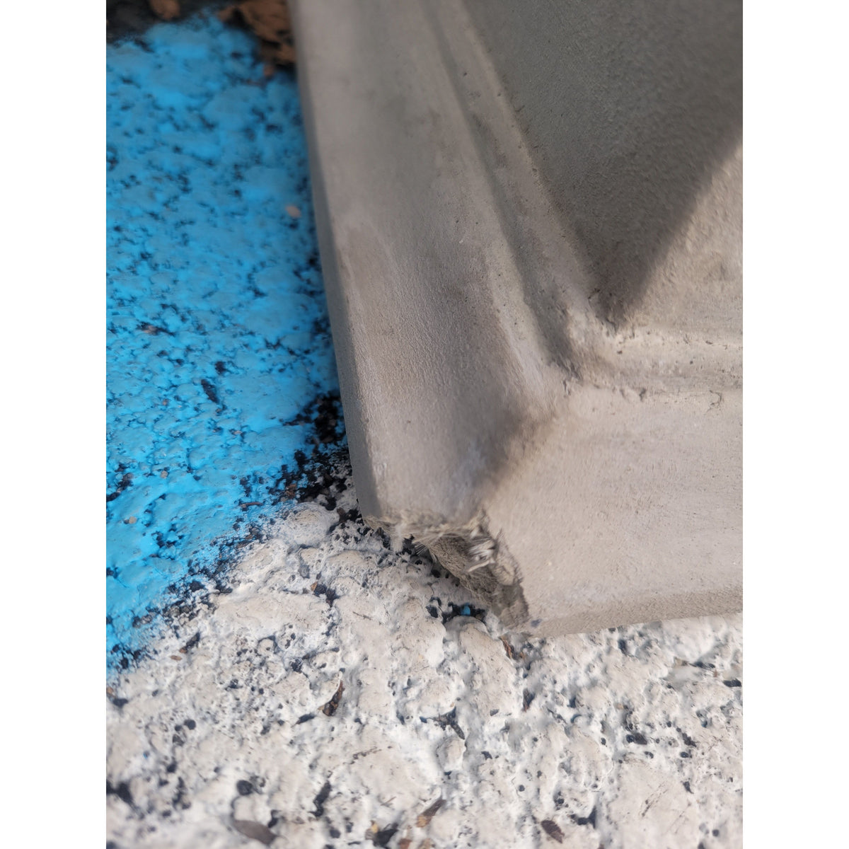 'Odera' Square Reconstituted Stone Planter by Made Goods - AS IS