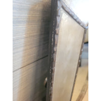 Hammered Aluminum & Bronze Mirror w/ Beveled Glass by Uttermost - colletteconsignment.com