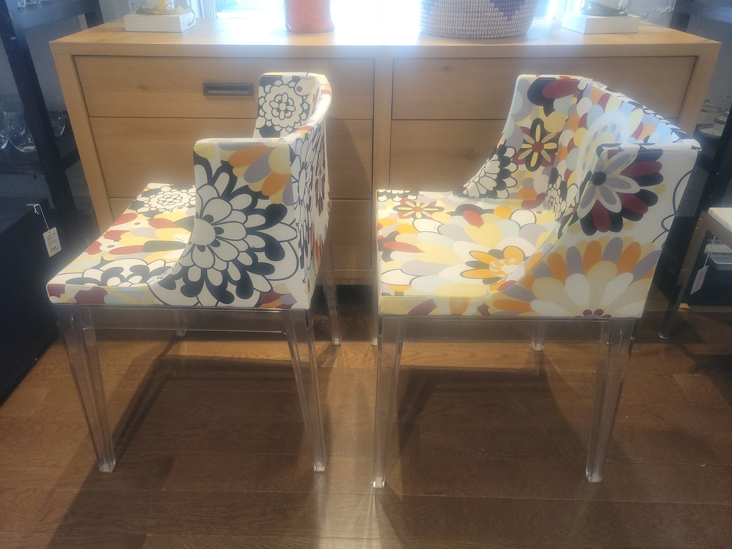 PAIR of Mademoiselle a la Mode Floating Chairs by Philippe Starck for Kartell