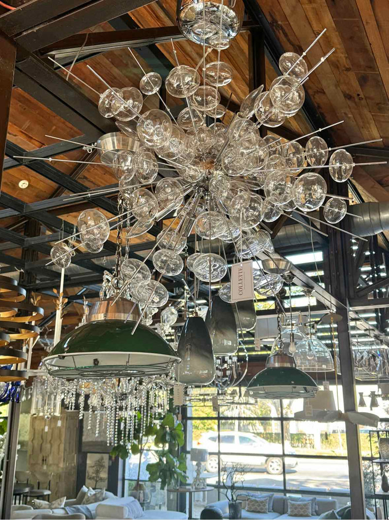 'Bubbles' Chandelier by Solaria AS IS