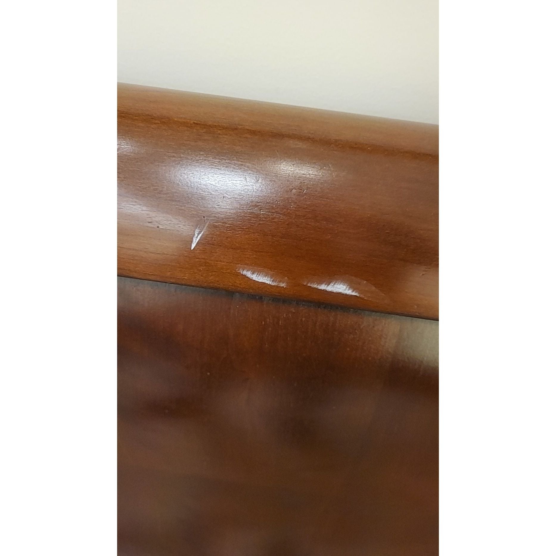 King-Sized Solid Wood Sleigh Bed