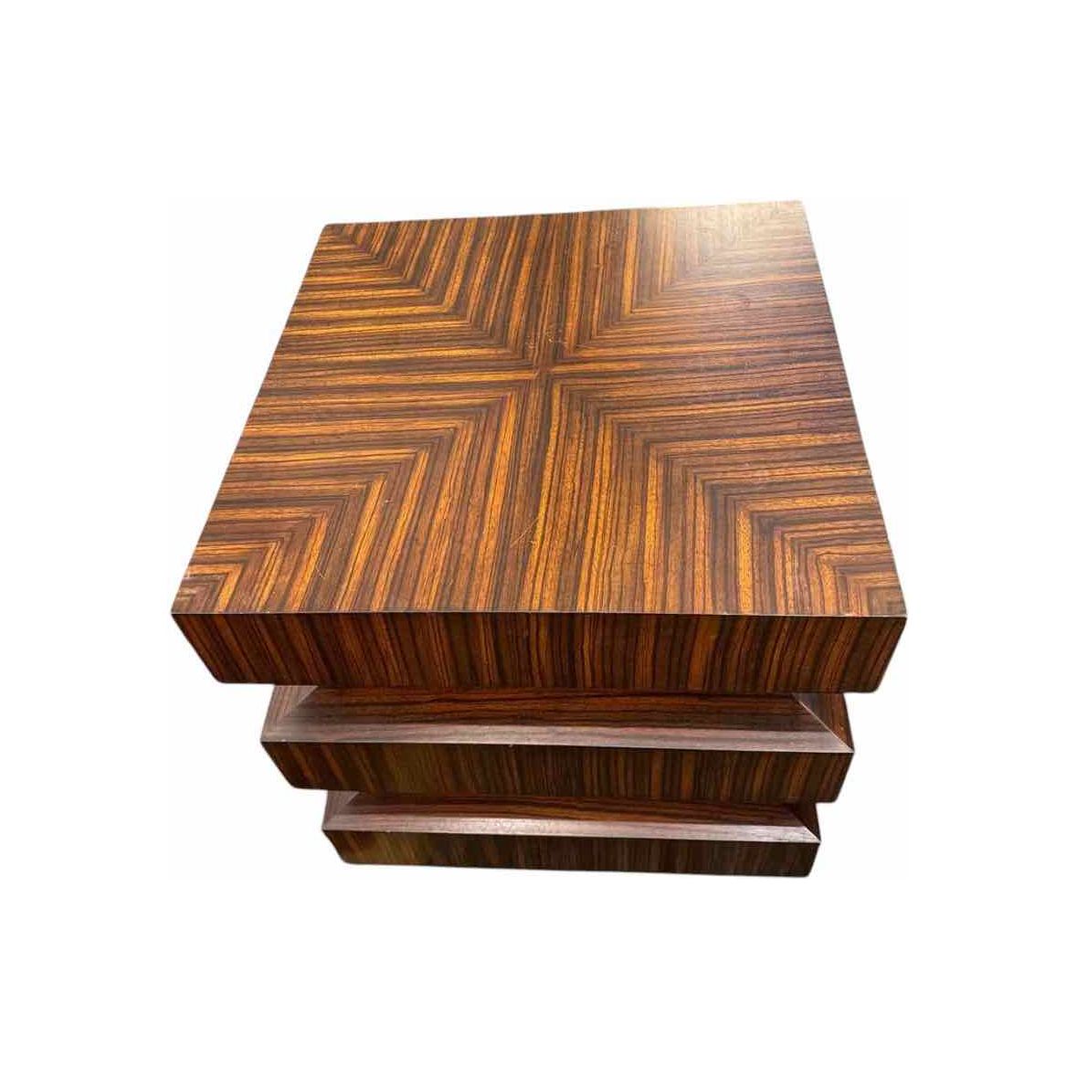 Global Views  - Madagascar ebony side table