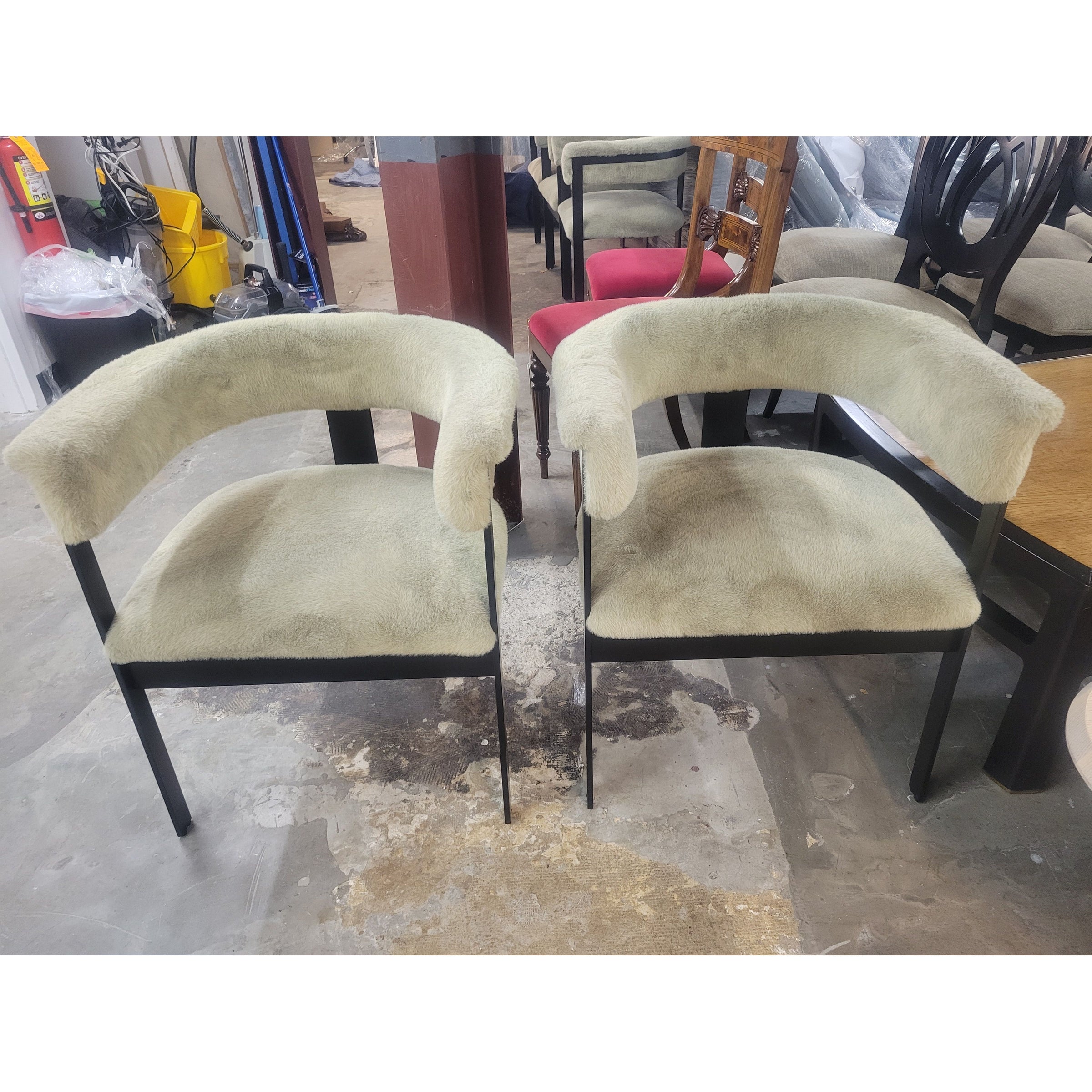 SET of 8 'Darcy' Dining Chairs by Interlude - colletteconsignment.com