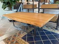 Organia Hardwood & Metal Coffee Table by Christian Dunbar