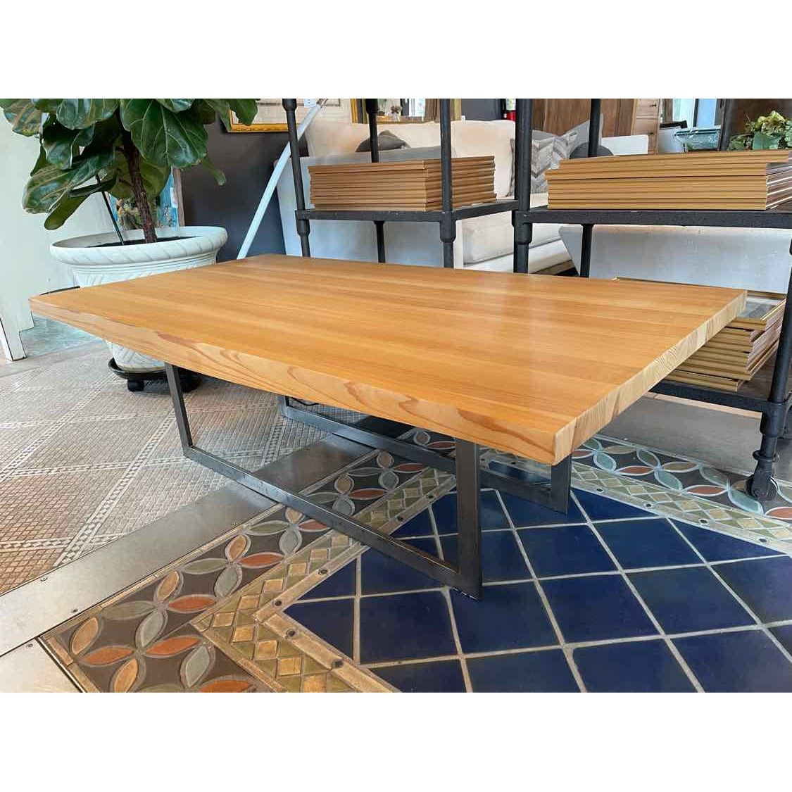Organia Hardwood & Metal Coffee Table by Christian Dunbar