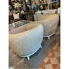 PAIR of Olive Green & Gold Lumbar Pillows