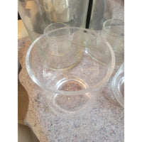 Large Wide-Rim Glass Candle Holder