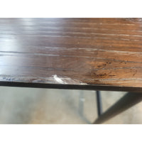 Wood & Metal Desk w/ White Marble Top by Maria Yee (AS IS)