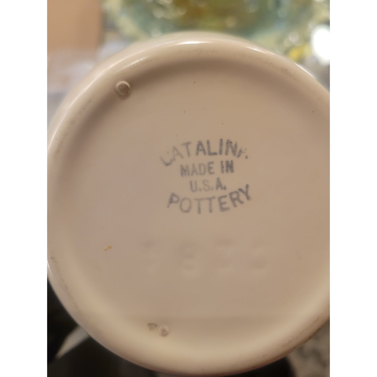 Matte White Ceramic Vase by Catalina - colletteconsignment.com