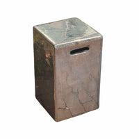 Inout Ceramic Side Table in Anthracite Gray - colletteconsignment.com