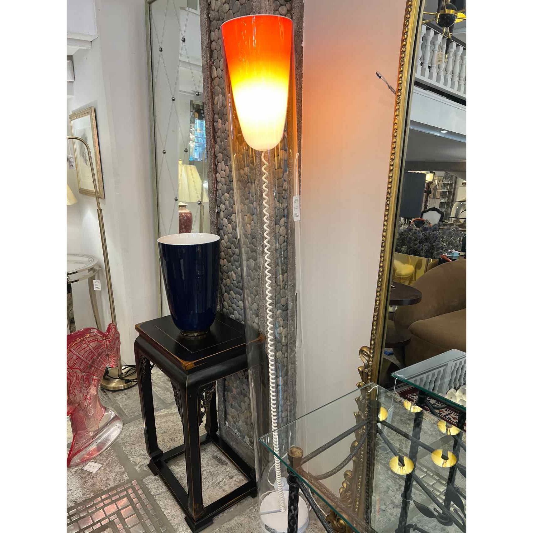 Kartell Toobe Floor Lamp in Orange