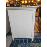 White Wood Country Sideboard w/ 4 Doors & 4 Drawers