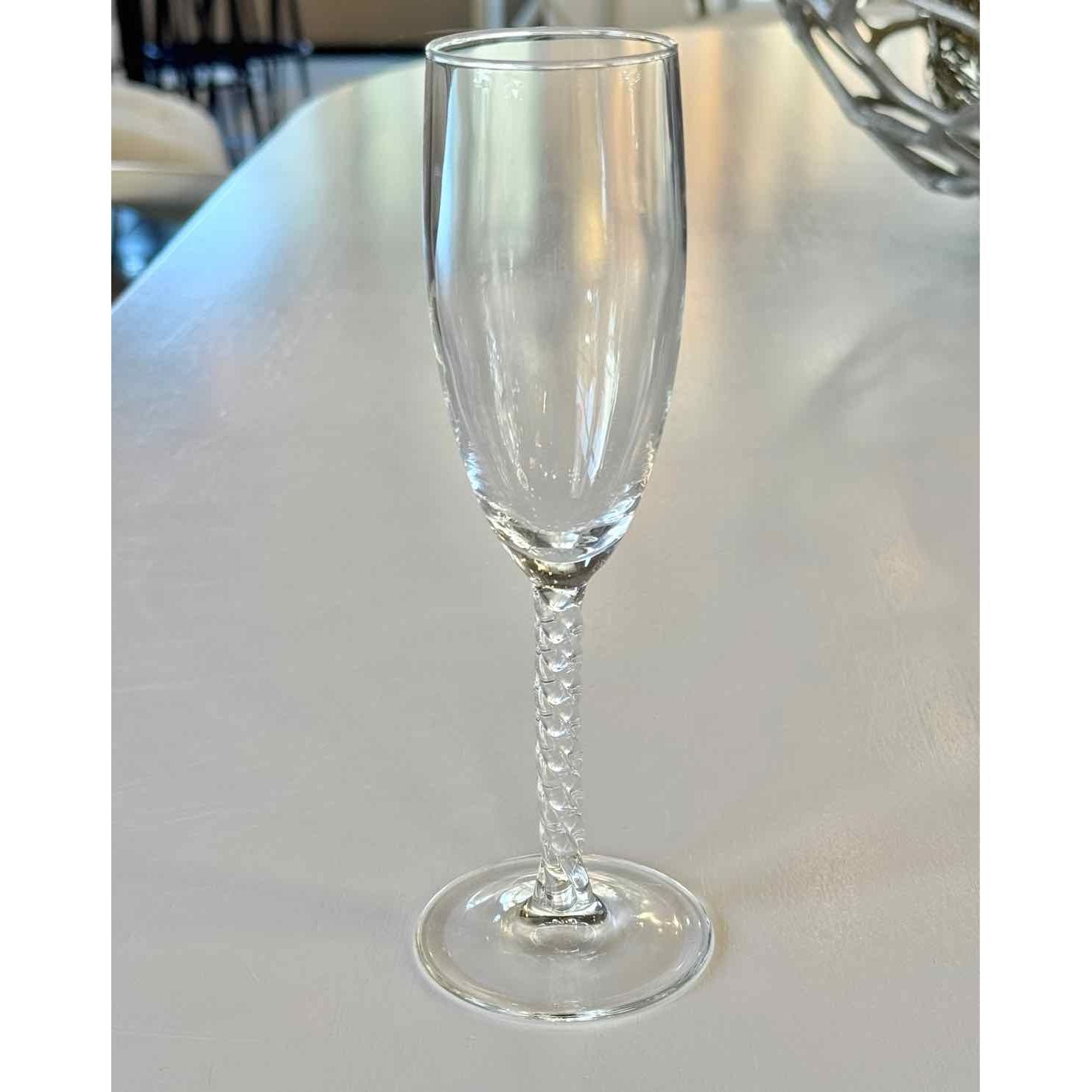 SET of 4 Champagne Flutes